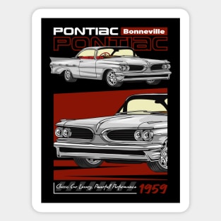 Retro V8 Bonneville Car Sticker